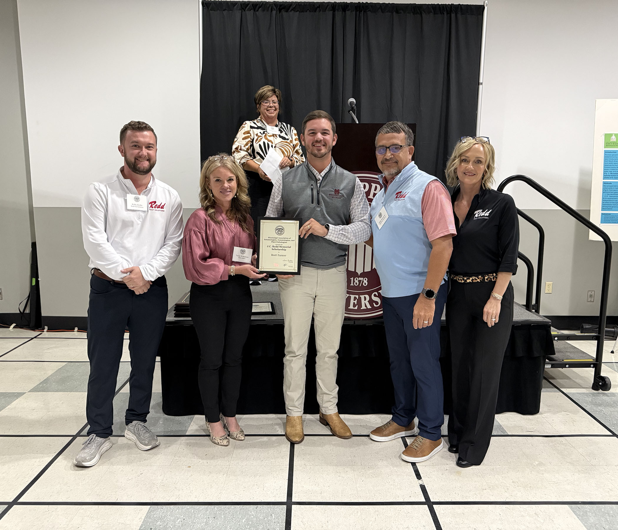 Brett Farmer, recipient of the 2025 J.C. Redd Memorial Scholarship Brett Farmer, recipient of the 2025 J.C. Redd Memorial Scholarship