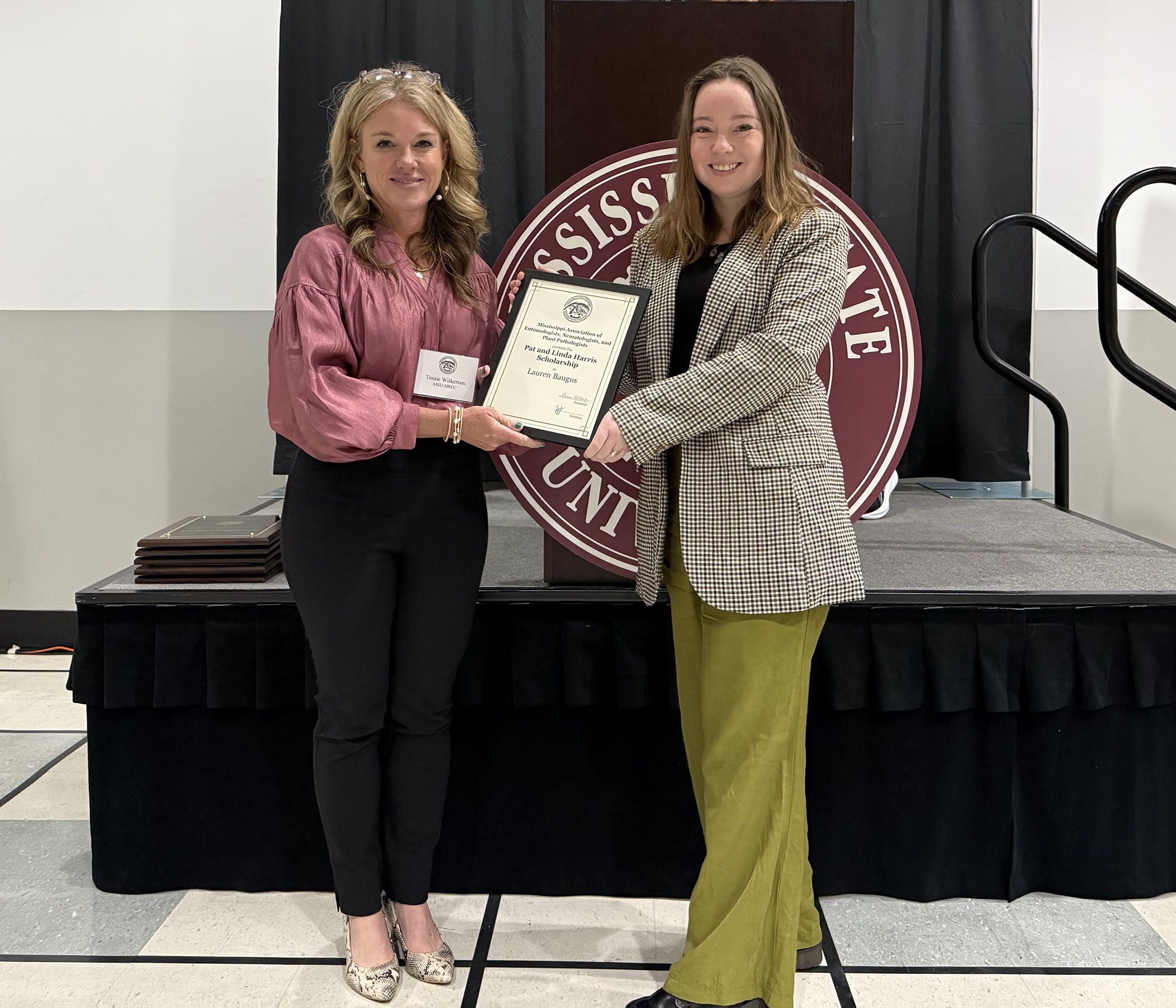 Lauren Baugus, recipient of the 2025 Pat and Linda Harris Scholarship